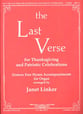 Last Verse for Thanksgiving and Patriotic Celebrations Organ sheet music cover